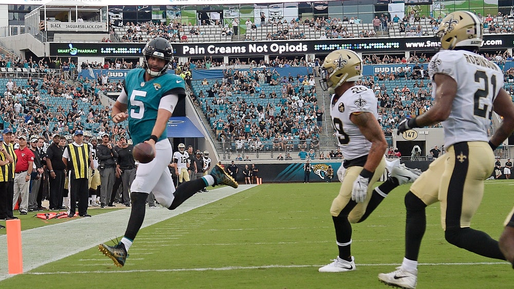 Jaguars’ Bortles solid in exhibition opener against Saints