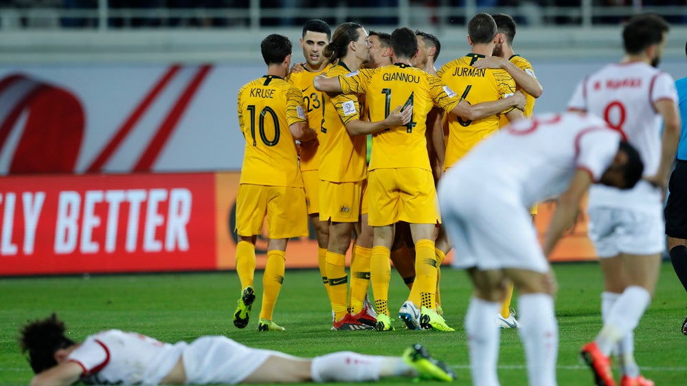 Australia beats Syria 3-2, advances to last 16 at Asian Cup
