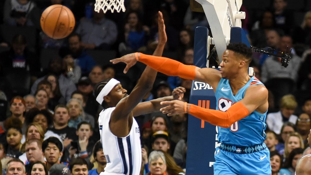 Westbrook helps Thunder rally for 99-95 win over Grizzlies