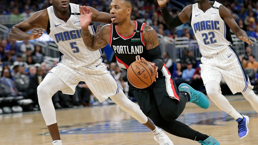 Damian Lillard scores 41 points, Trail Blazers beat Magic