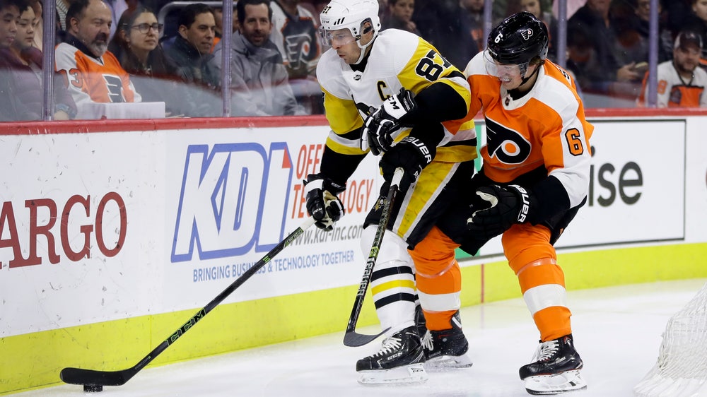 Murray, Crosby lead Penguins past Flyers 4-1