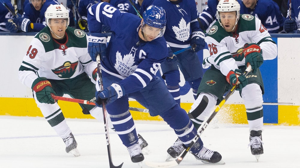 Maple Leafs overcome slow start, beat Wild 4-2