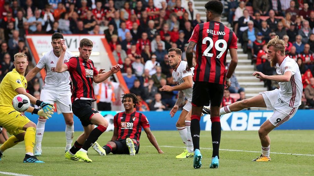 Sharp strikes as Sheffield United grabs point on EPL return