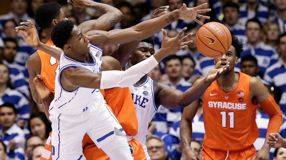 Battle, Syracuse upset No. 1 Duke 95-91 in OT