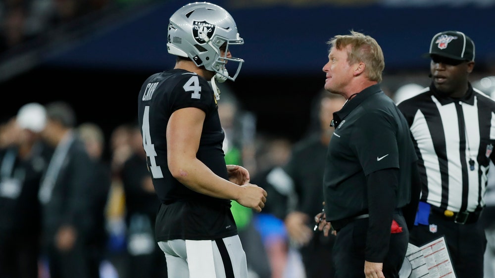 Raiders developing into contender in year 2 under Gruden