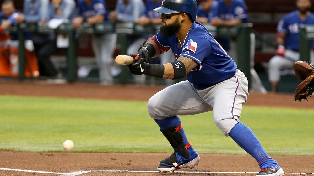 Rangers put 2B Odor on 10-day IL with sprained right knee