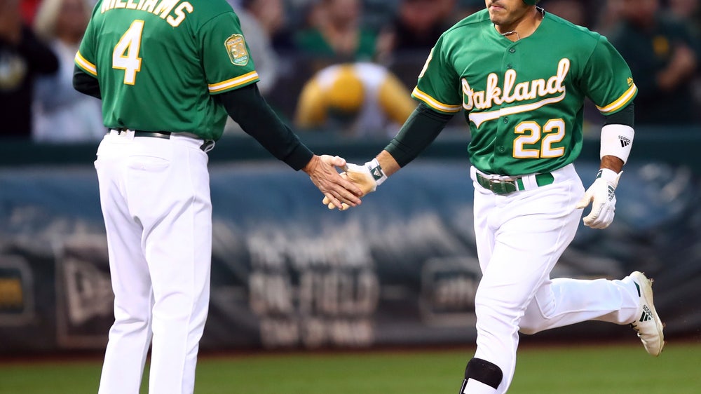 Laureano homers twice, Semien goes deep as A’s top Texas 8-4