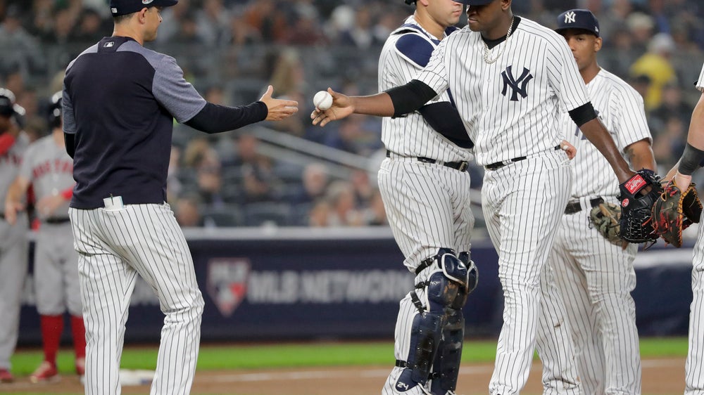 Yankees manager Aaron Boone regrets slow hook of Severino