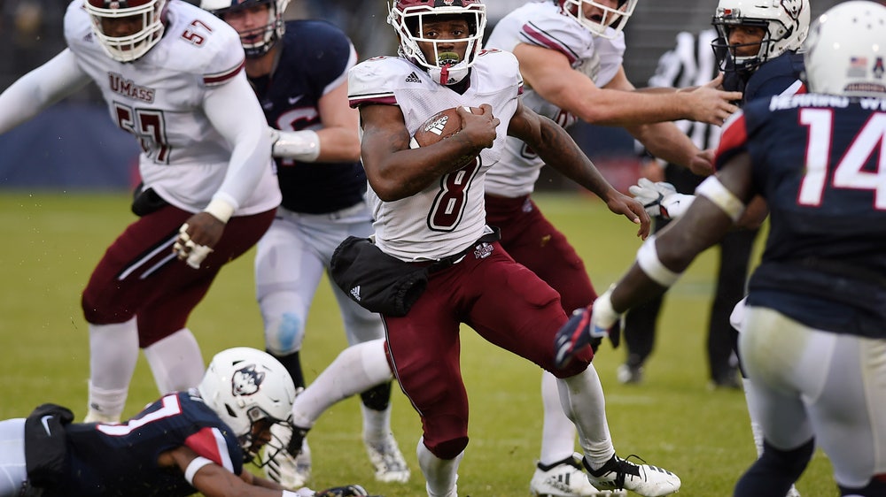 Young runs for 148 yards, 1 TD as UMass beats UConn