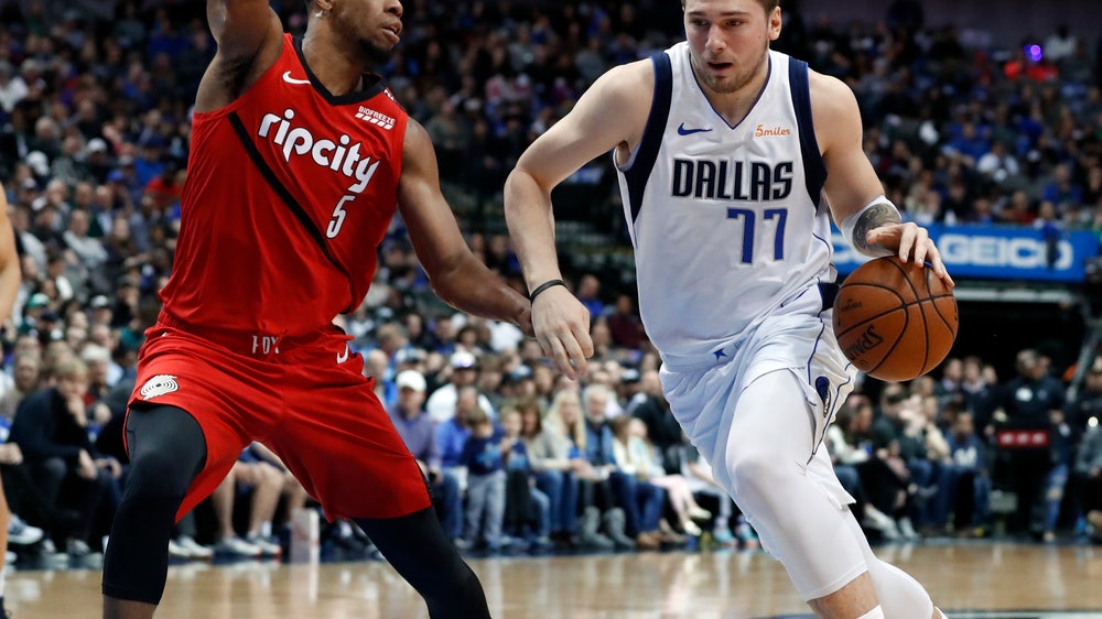 Doncic, Mavericks erase deficit in 102-101 win over Blazers