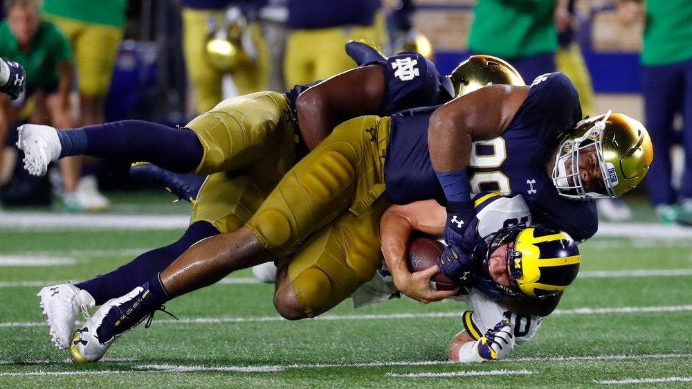 Notre Dame's Kelly likes what he sees in Lea, defense