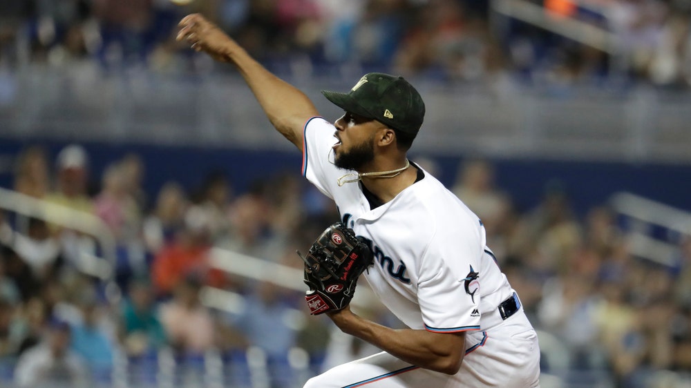 Alcantara pitches 2-hitter, Miami beats reeling Mets 3-0