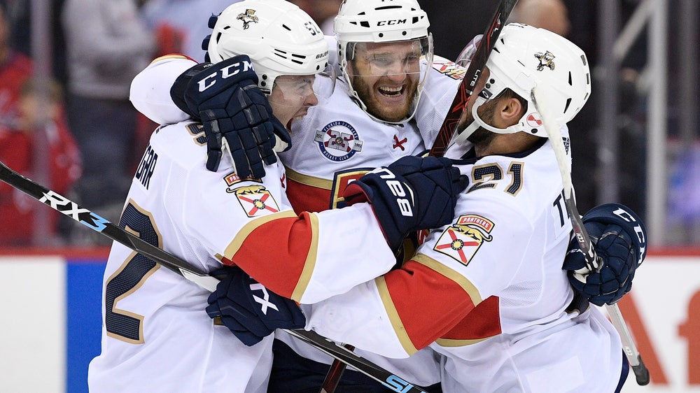 Huberdeau helps Panthers beat Capitals for 1st win