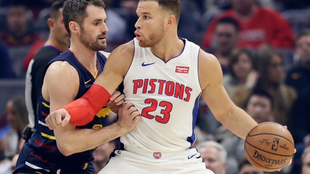 Griffin, Pistons pound Cavs 127-94 for 1st winning streak