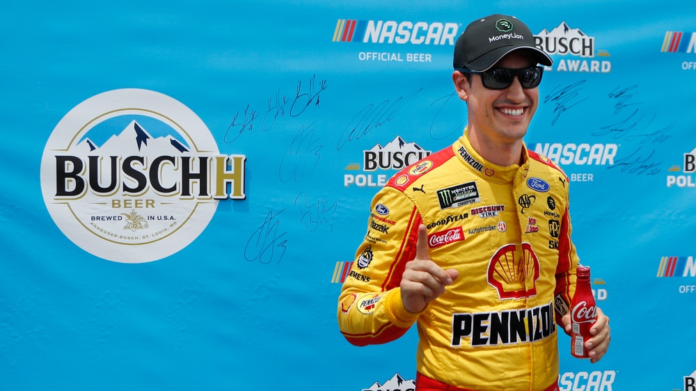 Joey Logano wins 2nd Cup Series pole of season