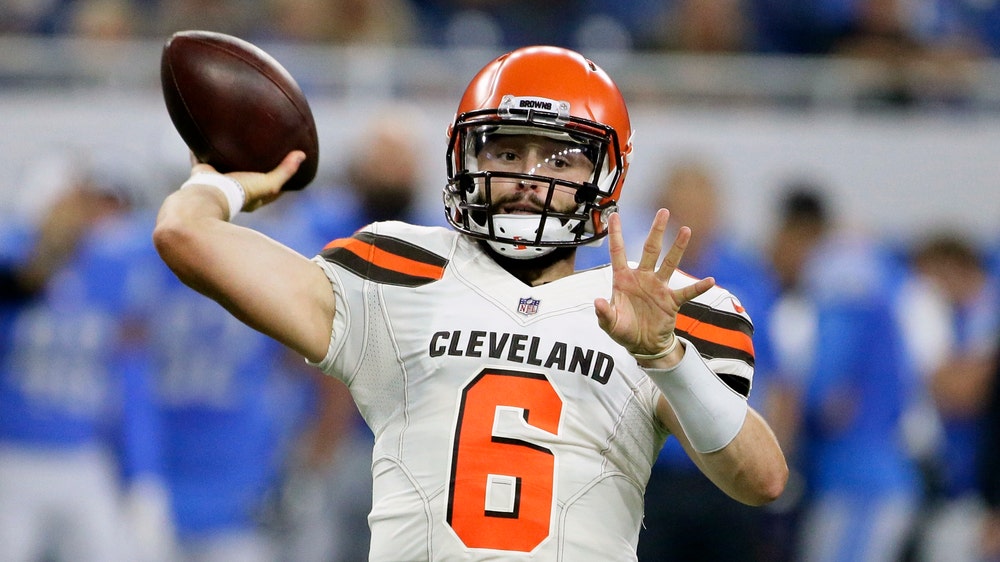 Mayfield sharp as Browns roll over Lions 35-17