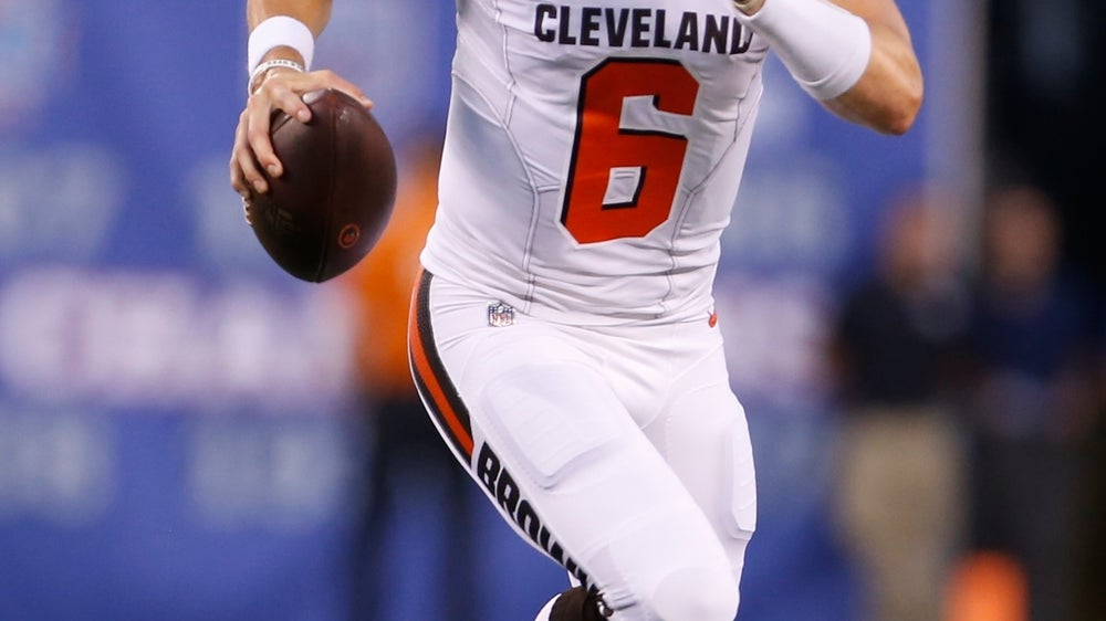 Mayfield and Barkley have strong debuts in preseason opener