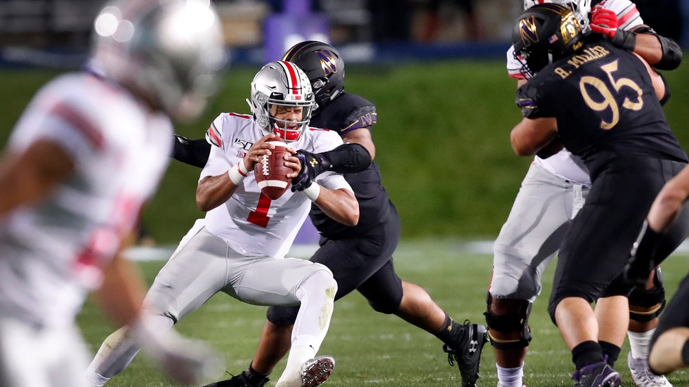 Fields leads No. 4 Ohio State past Northwestern 52-3
