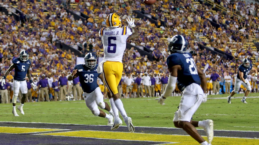 Burrow throws for 5 TDs, No. 6 LSU beats Ga. Southern 55-3
