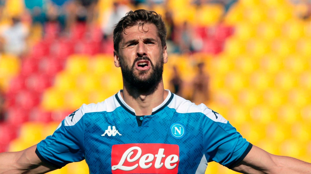 Napoli's Llorente shines again after helping beat Liverpool