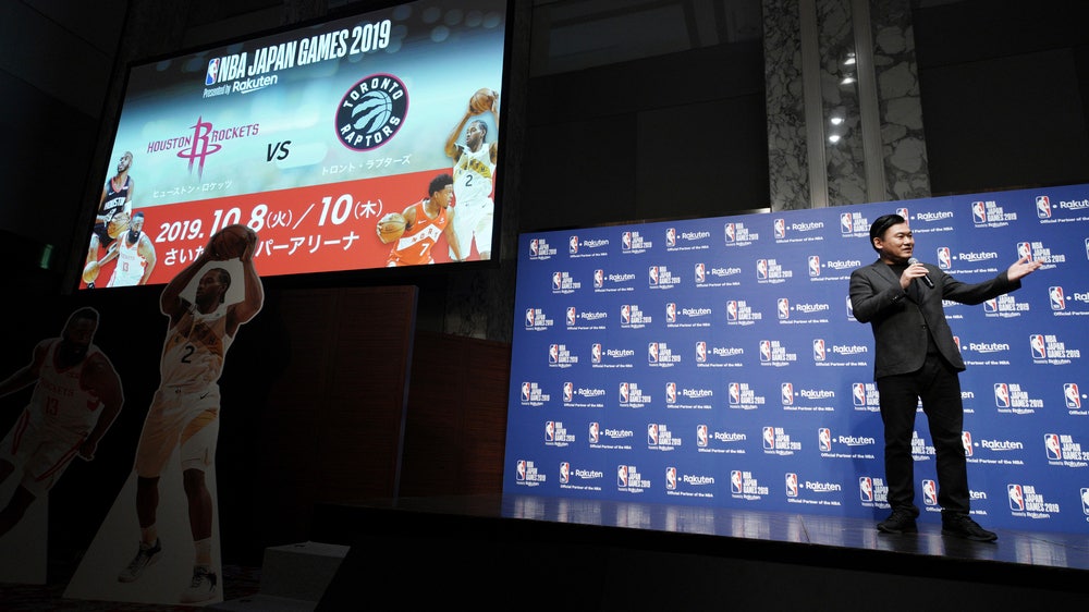 Raptors and Rockets to play 2 pre-season games in Japan