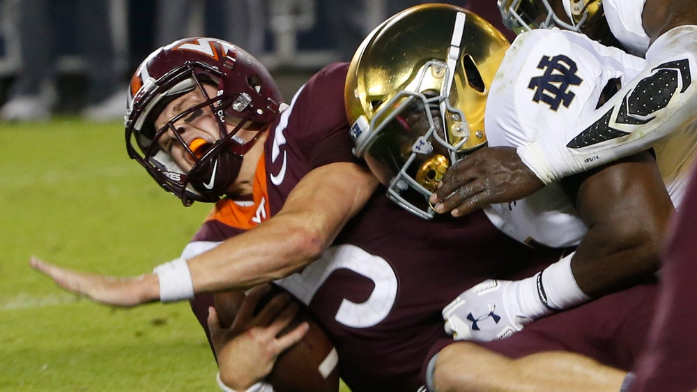 Williams runs No. 6 Irish past No. 24 Hokies, 45-23
