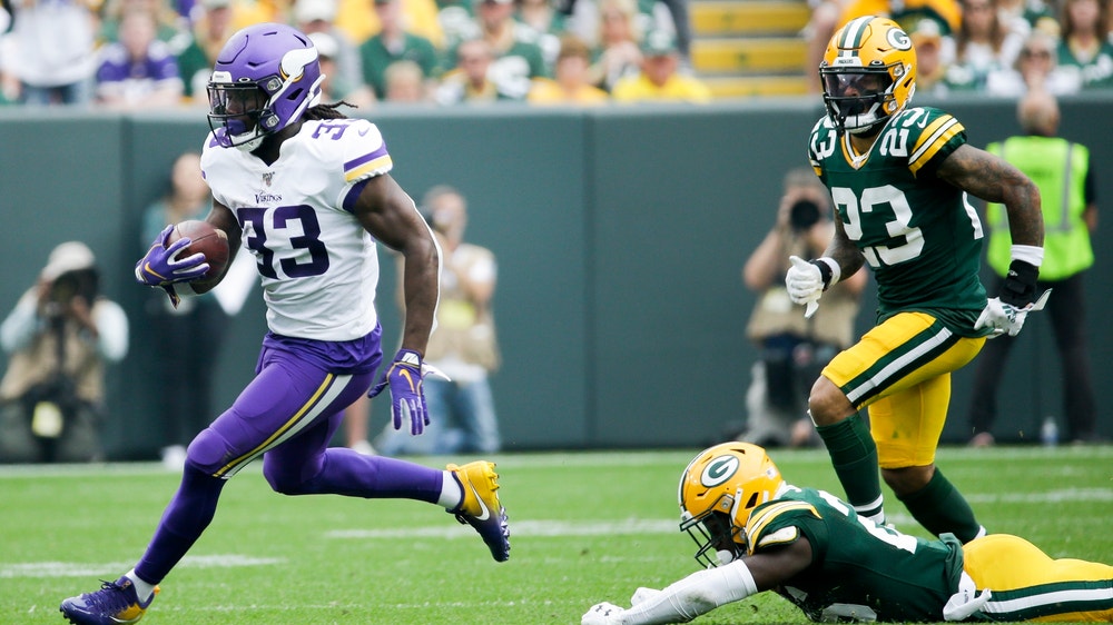 Cook sets career rushing high in Vikings' loss to Packers