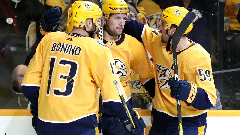 Preds end long power-play goal drought, beat Coyotes 5-2