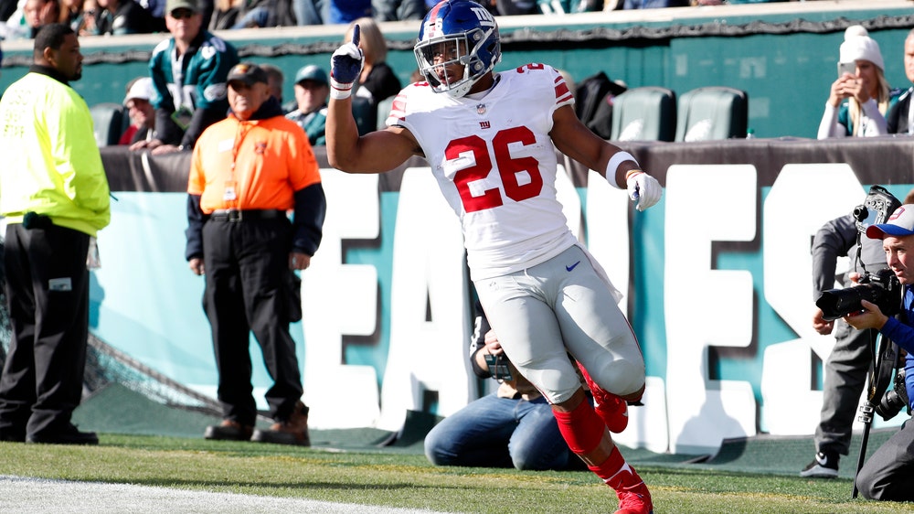 Barkley, Beckham fade in 2nd half of Giants' loss in Philly
