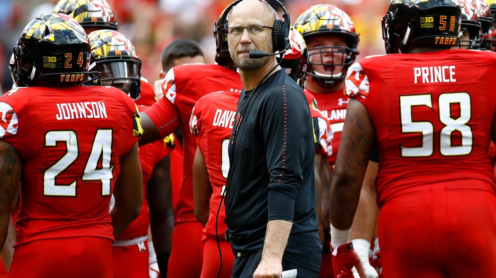 Maryland stuns No. 23 Texas 34-29 for interim coach Canada