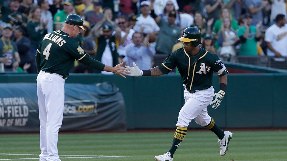 Davis hits 30th home run to help A’s edge Tigers 2-1