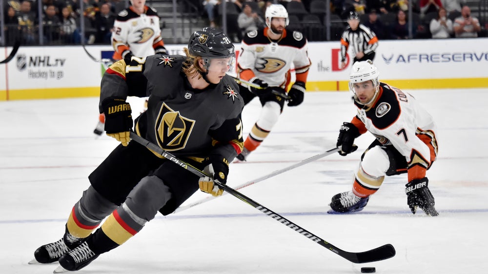 Fleury earns 408th career win, Golden Knights top Ducks 3-1