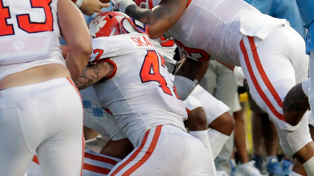 UNC's Brown: No regrets over 2-point try in Clemson loss
