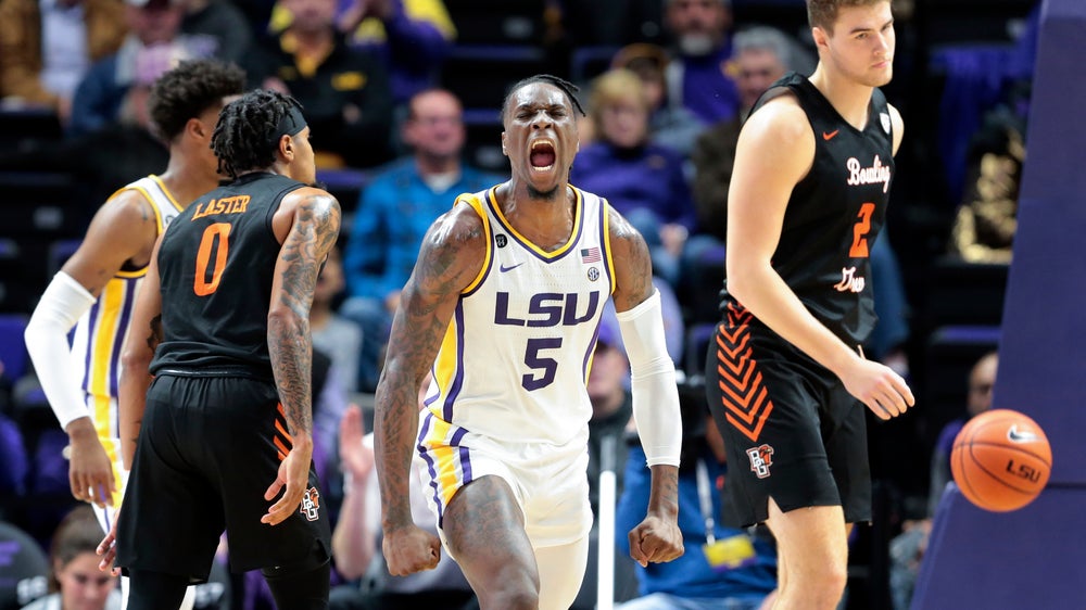 No. 22 LSU opens season with 88-79 win over Bowling Green