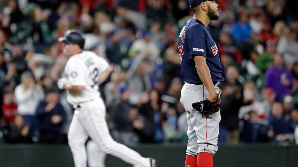 Bruce hits first homer as Mariners batter Red Sox 6-5