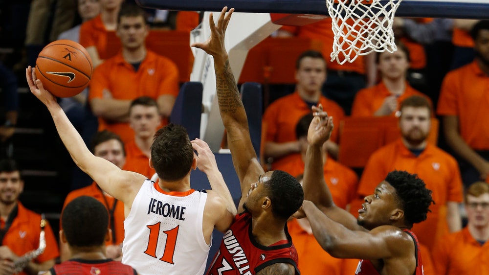 Jerome helps rally No. 2 Virginia past Louisville 73-68