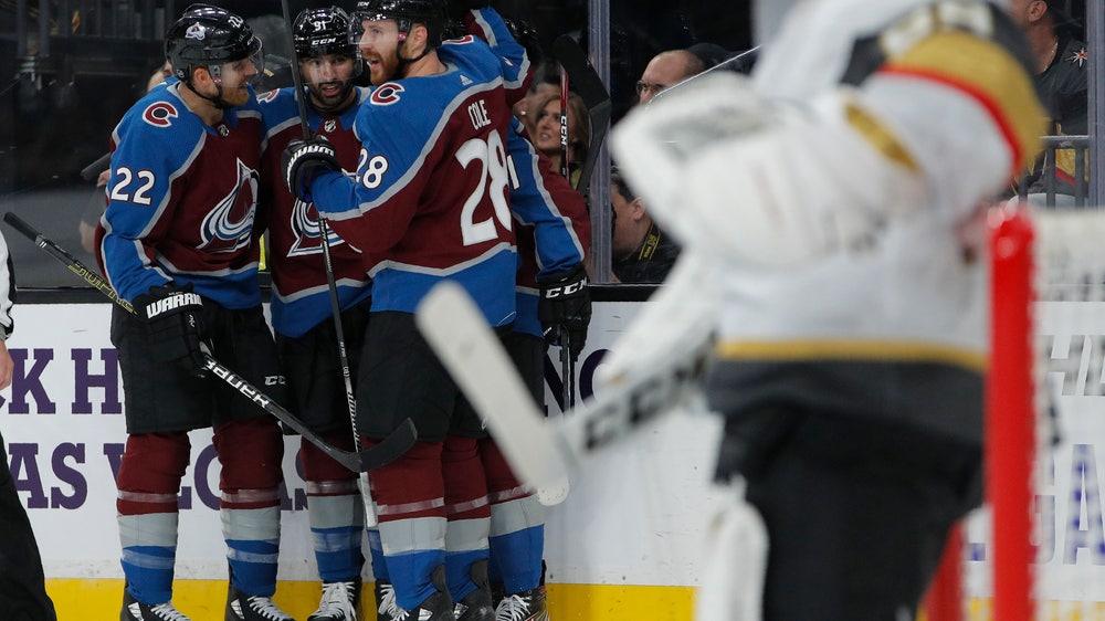 Avalanche beats Golden Knights 6-1 to improve to 8-1-1