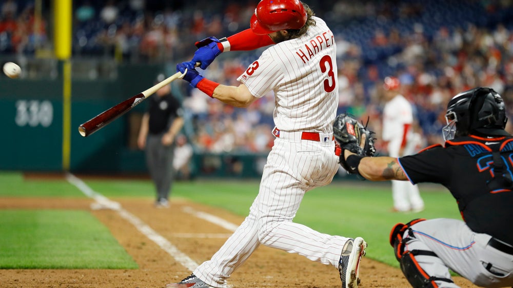 Harper, Hernandez, Franco HR in Phils' 9-3 win over Marlins