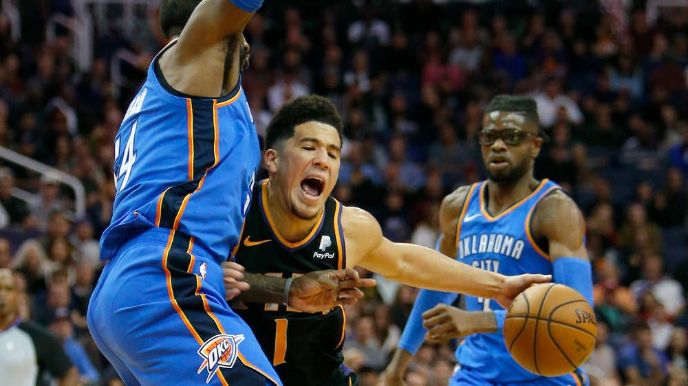 George, Adams lead Thunder past Phoenix 110-100