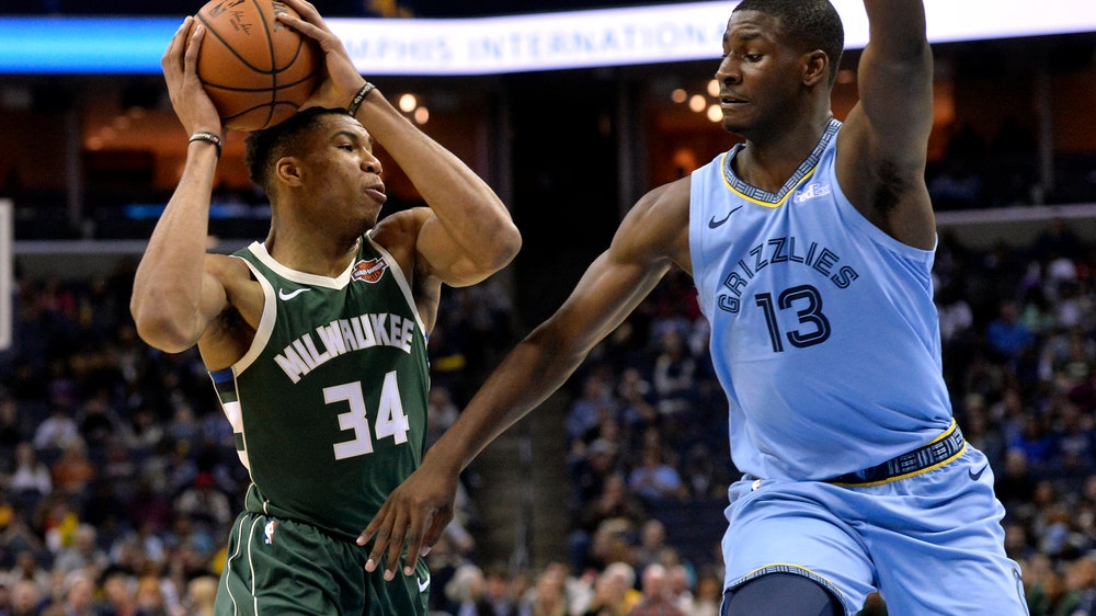 Antetokounmpo leads streaking Bucks past Grizzlies 111-101