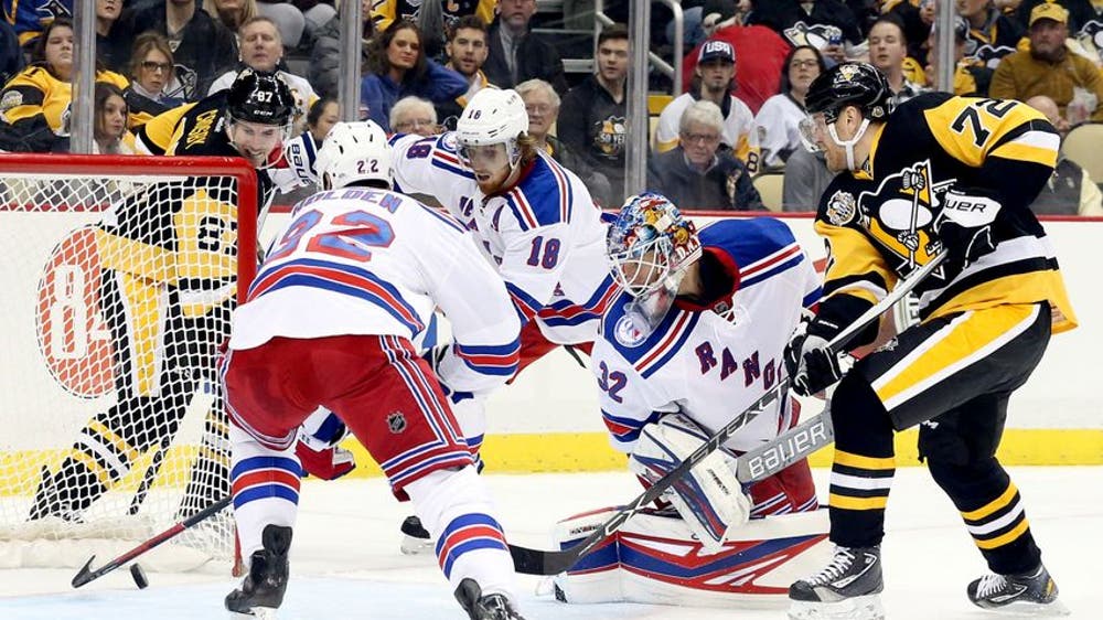 New York Rangers Unable to Control Penguins, Lose 7-2