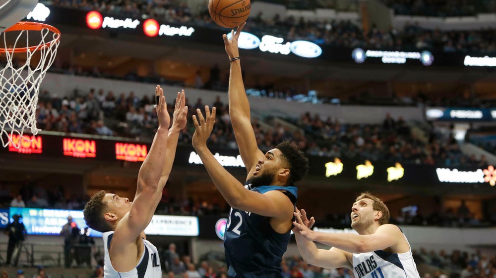Towns, Wiggins help T-wolves turn away Mavs rally, 110-108