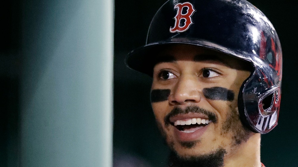 Red Sox OF Betts steals base, joins 30-30 club