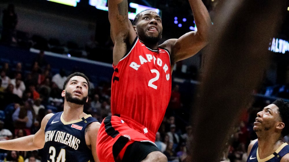 Leonard’s 31 lead Raptors past Pelicans, 127-104