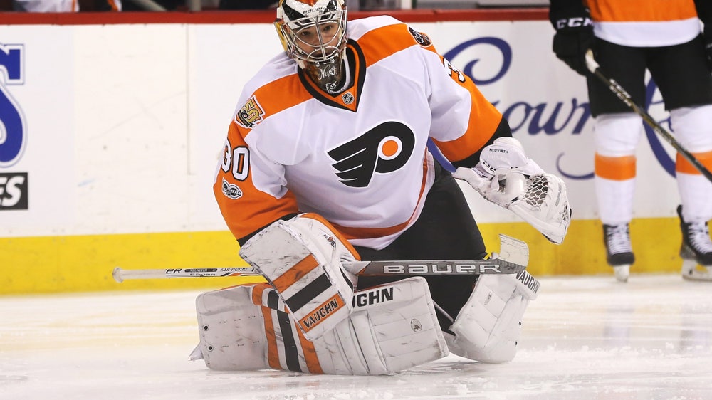 Philadelphia Flyers: Goaltender Michal Neuvirth Collapses on Ice