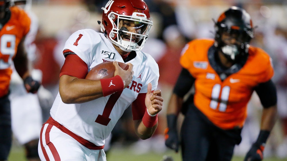 Brooks leads No. 7 Oklahoma past No. 21 Oklahoma State