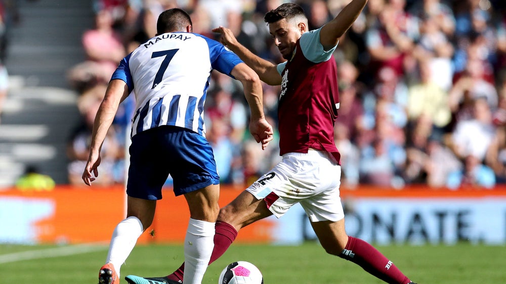 Hendrick rescues 1-1 draw for Burnley at Brighton in EPL