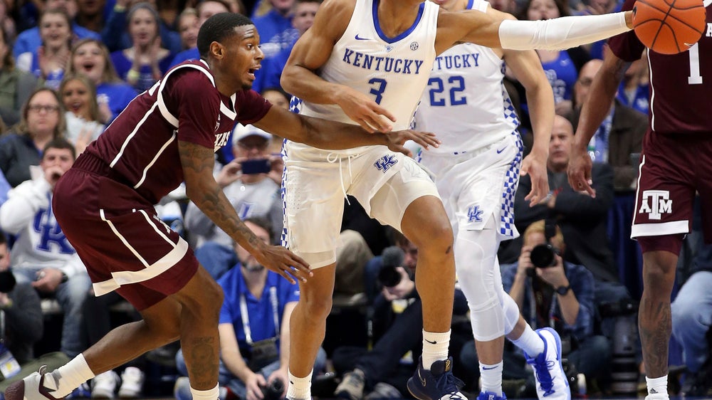 No. 18 Kentucky rallies to pull away from Texas A&M 85-74
