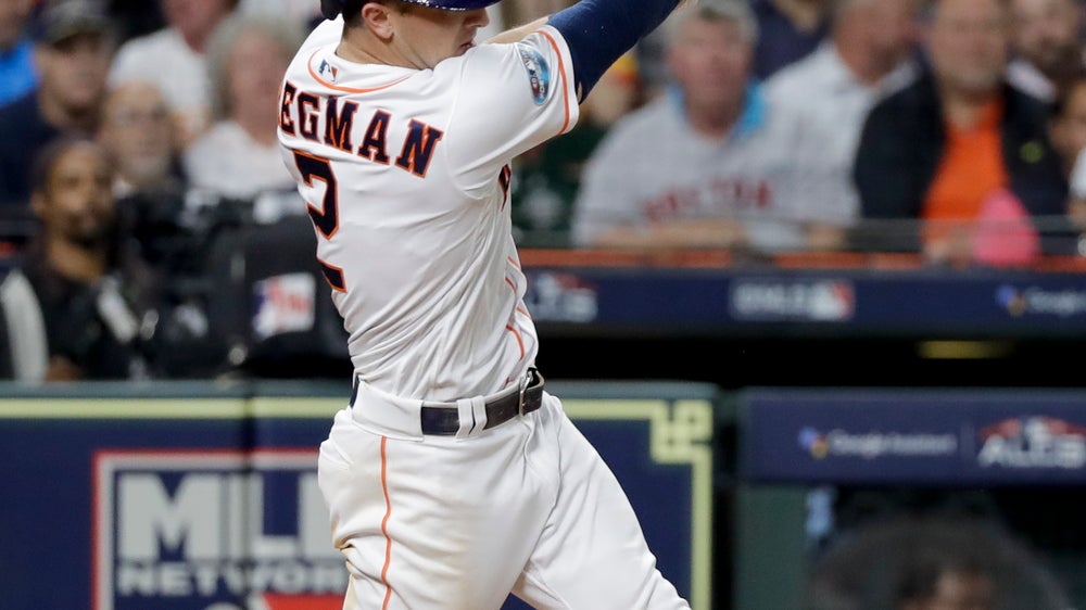 Houston 3B Bregman moves to leadoff spot for Game 4 of ALCS