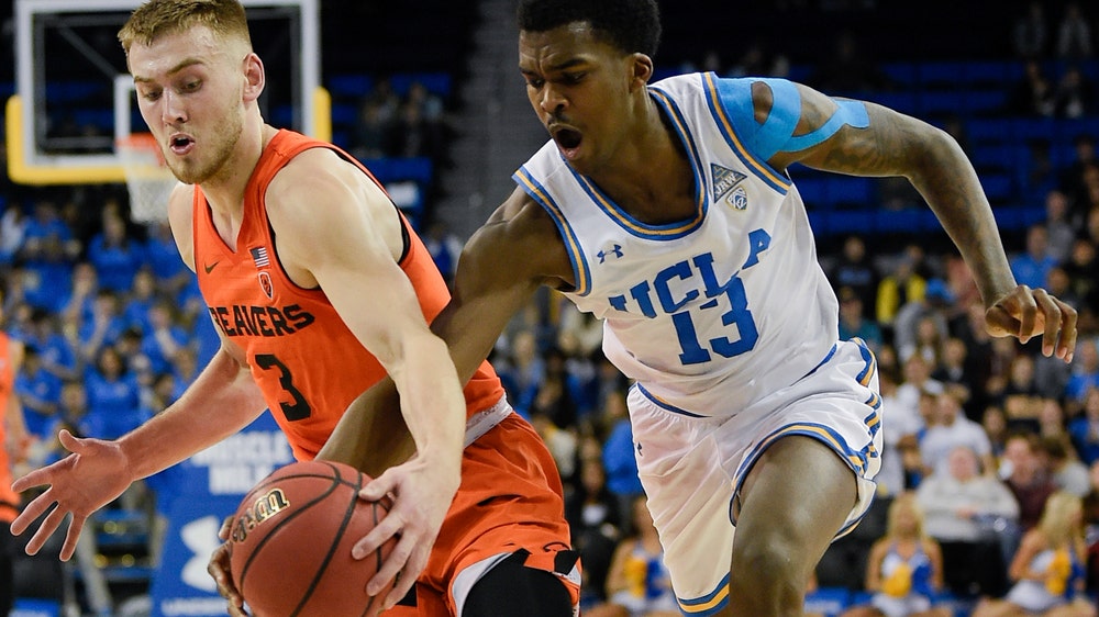 UCLA hangs on to beat Oregon State 68-67 after blowing lead